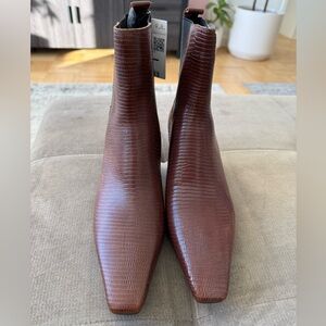 BRAND NEW MANGO Brown Women's Ankle Boots